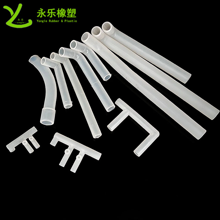 醫(yī)用硅膠彎管，模壓硅膠彎管，血氧儀硅膠彎管