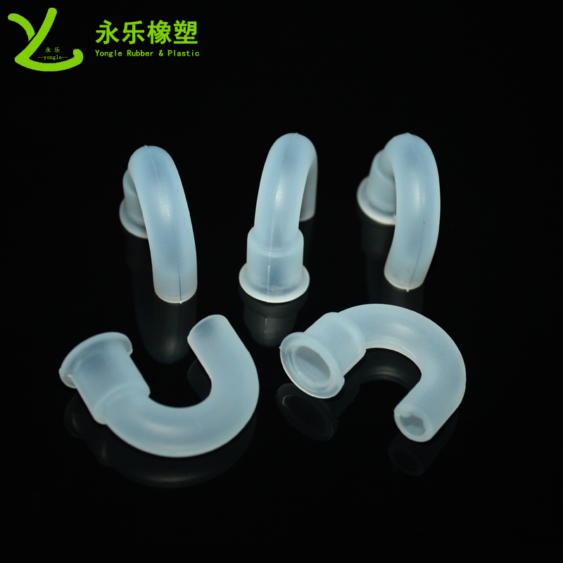 醫(yī)用硅膠彎管，模壓硅膠彎管，血氧儀硅膠彎管