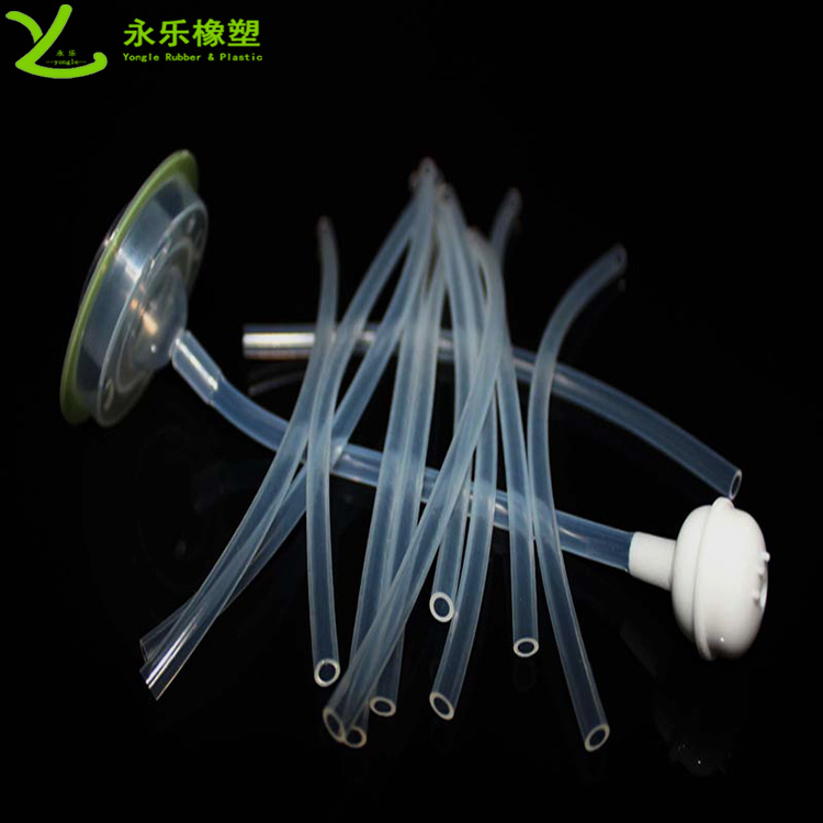 擠出奶瓶硅膠管，食品級(jí)透明奶瓶硅膠管，耐高溫硅膠管