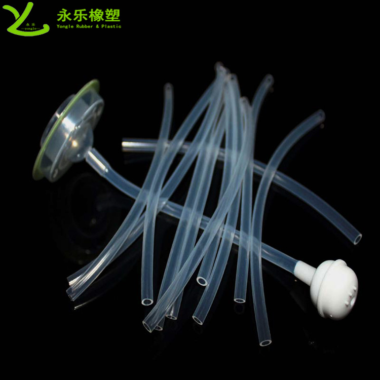 擠出奶瓶硅膠管，食品級(jí)透明奶瓶硅膠管，耐高溫硅膠管