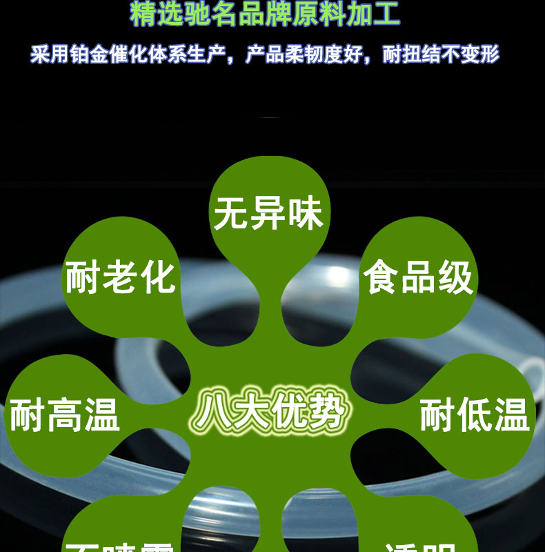 薊食品級(jí)蠕動(dòng)泵硅膠管18#