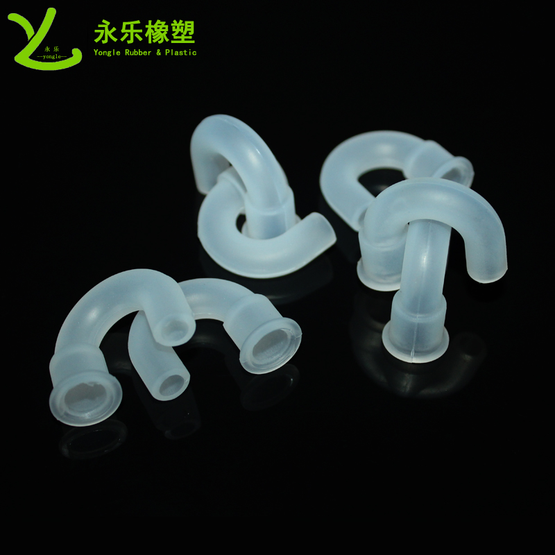 醫(yī)用硅膠彎管，模壓硅膠彎管，血氧儀硅膠彎管
