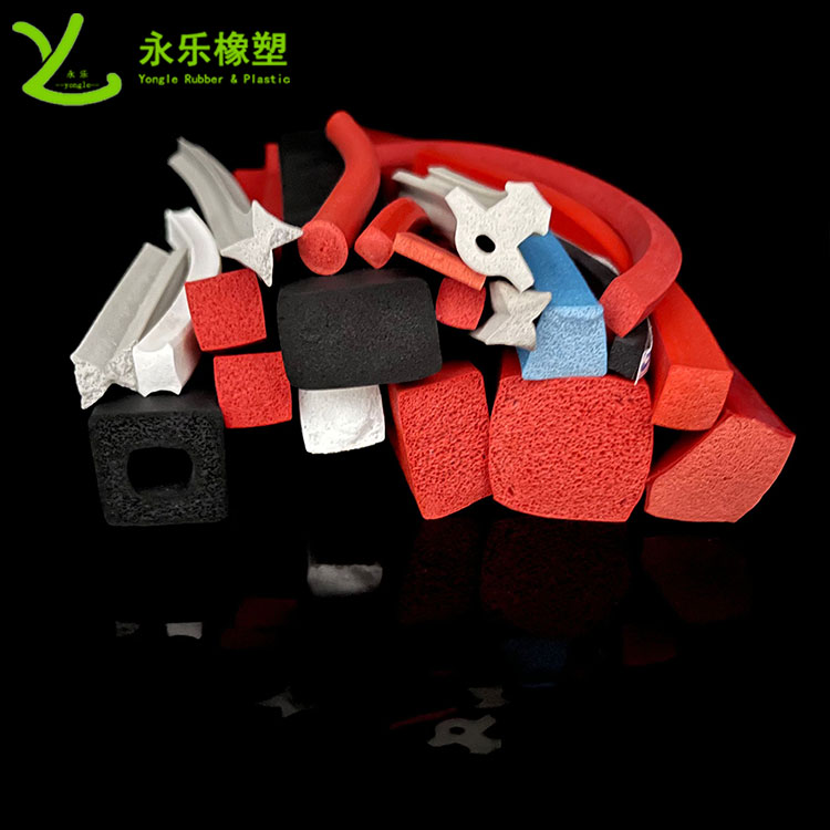 擠出發(fā)泡硅膠條，防水發(fā)泡硅膠條，耐高溫發(fā)泡硅膠條