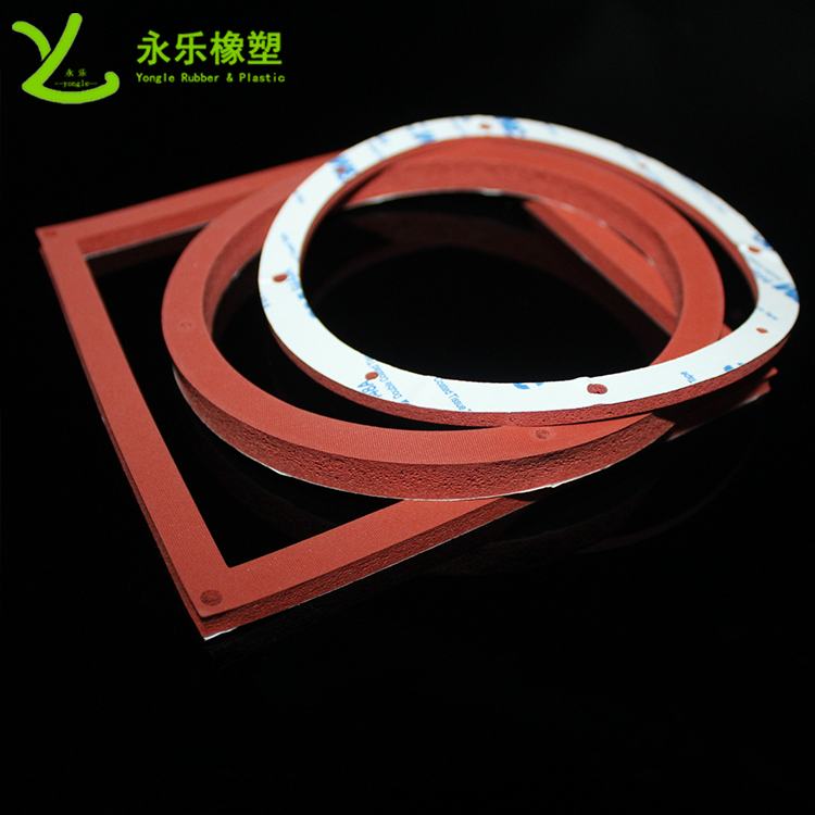 定制模壓發(fā)泡硅膠墊，無氣味模壓發(fā)泡硅膠墊，耐高溫模壓發(fā)泡硅膠墊