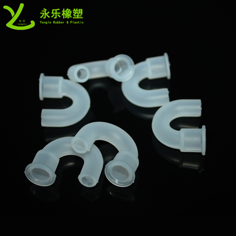 醫(yī)用硅膠彎管，模壓硅膠彎管，血氧儀硅膠彎管
