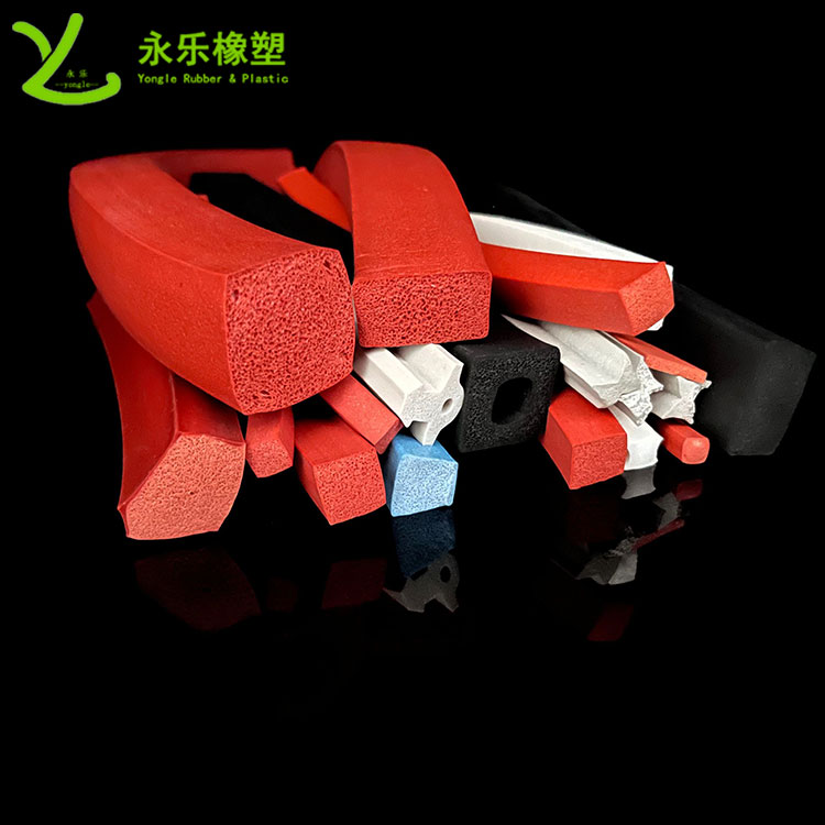 擠出發(fā)泡硅膠條，防水發(fā)泡硅膠條，耐高溫發(fā)泡硅膠條